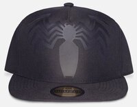 Marvel Venom - Black Spider Logo Snapback Pet - Zwart