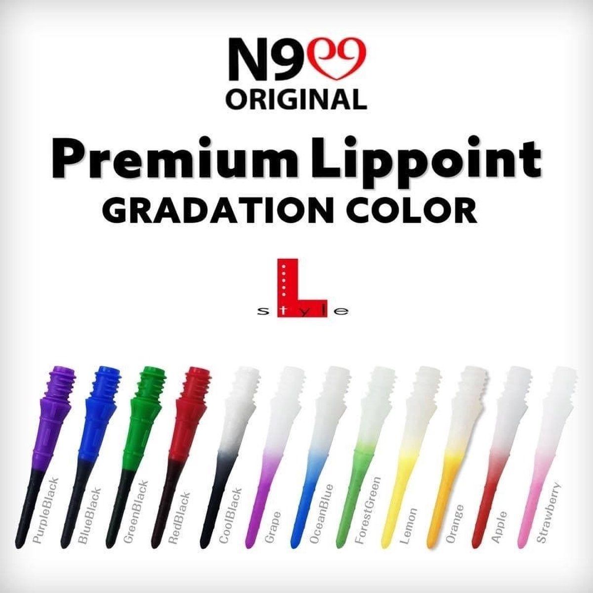 L-style N9 Lippoint Soft Tips - Multi