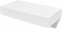vidaXL Wandplanken zwevend met lades 2 st 48 cm wit