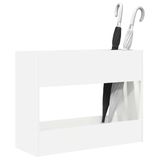 vidaXL - Opslaghaak & Rek met opslag Wit 65 x 24 x 50 cm Bewerkt hout