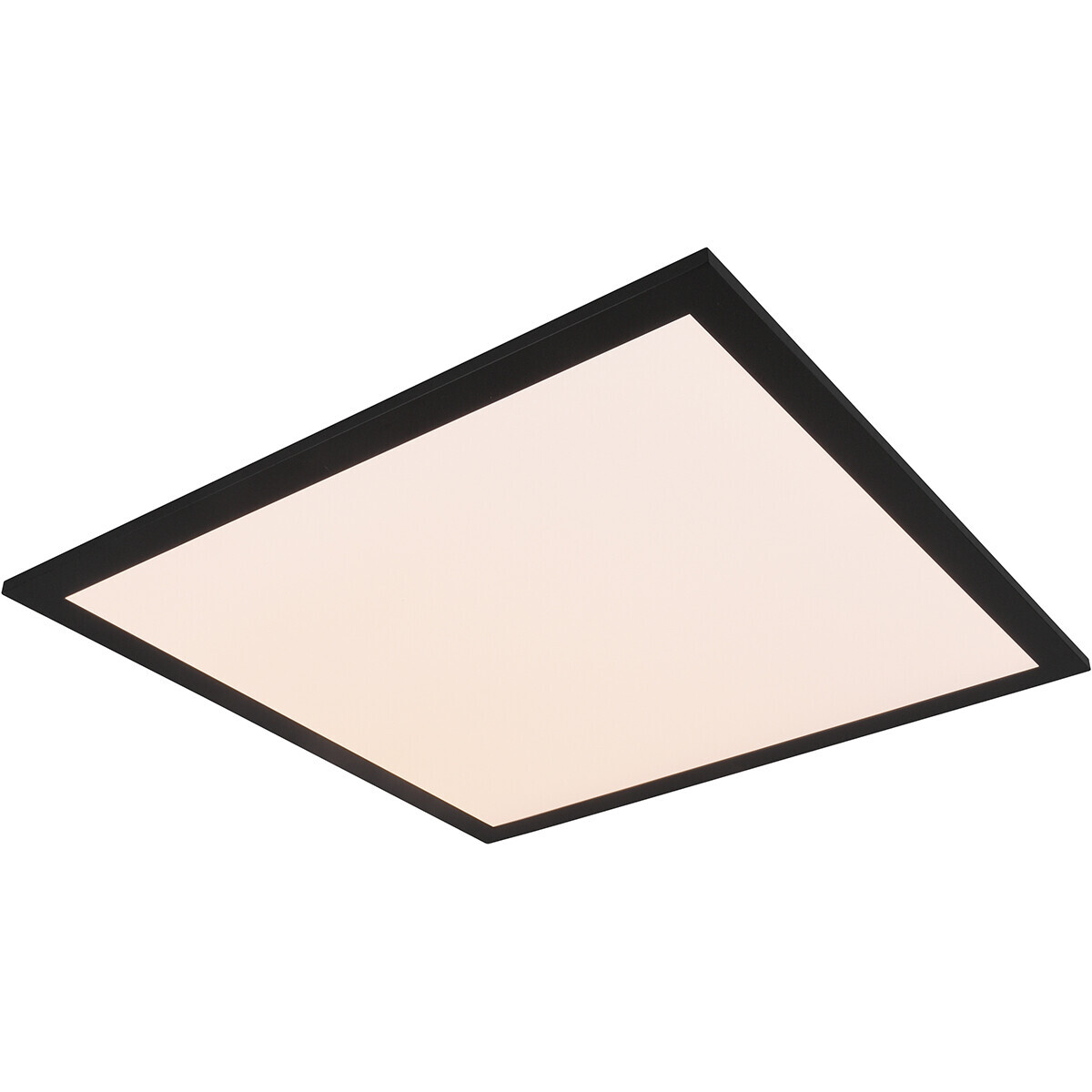 BES LED LED Plafondlamp - Plafondverlichting - Trion Tirus - 18W - Aanpasbare Kleur - Vierkant - Mat Zwart - Aluminium