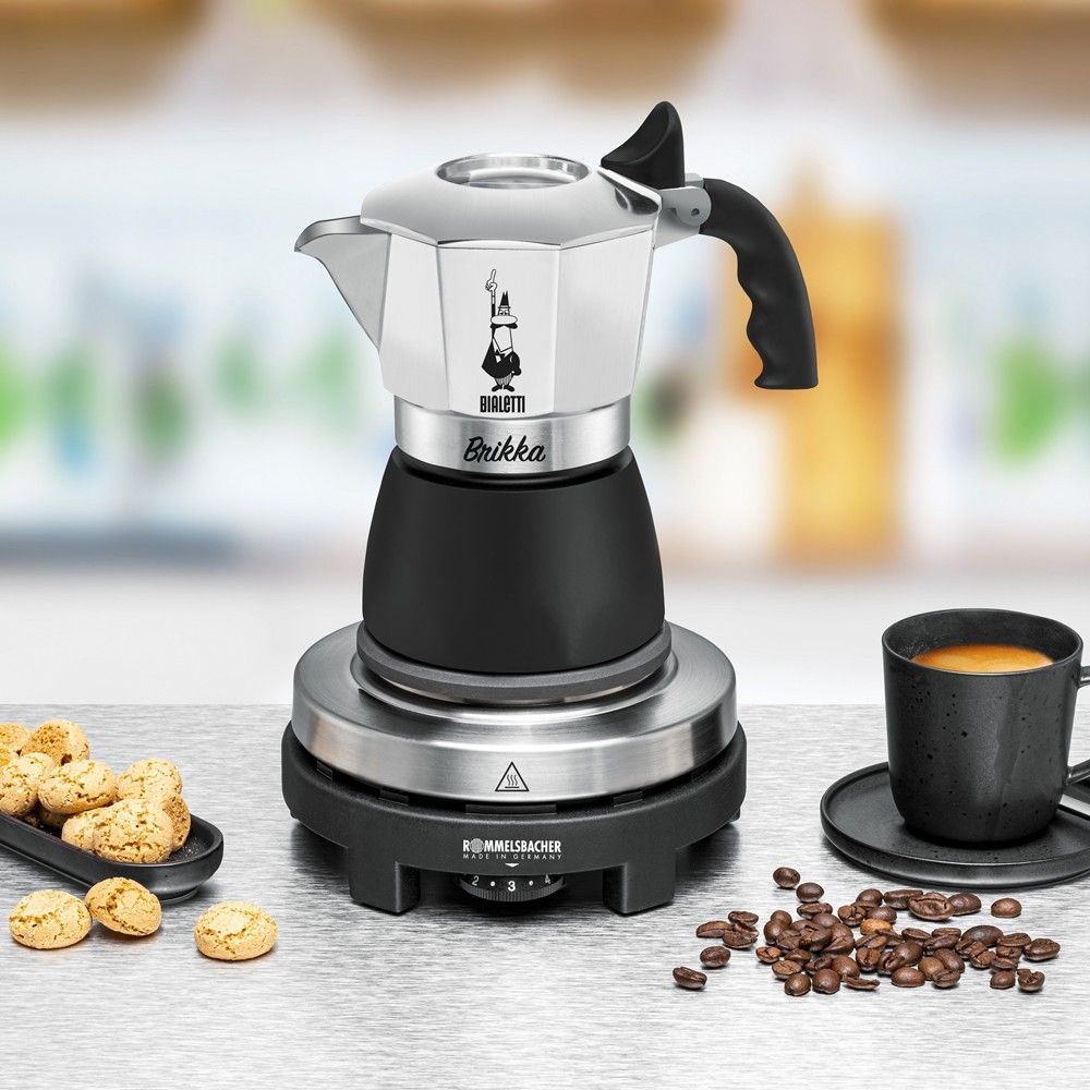 Rommelsbacher RK505/K - Volautomatische Espressomachine - 2 Kopjes - Zwart/RVS