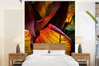Nr1Wallpaper Fotobehang Warm gekleurd bloemriet - 165 x 220 cm - Vlies