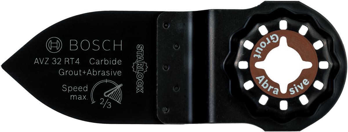Bosch AVZ 32 RT4 CARBIDE schuurvinger - 32 x 50 mm - Voor hout en metaal Voorzien van het Starlock opnamesysteem