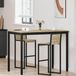 Maison Exclusive - Table haute rectangulaire, fabriquée en panneau de fibres de bois