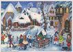 Adventskalender "Es schneit": Papier-adventskalender