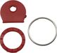 SWG Anneaux de porte-clés 684550285 16 pièces Plastique Transparent