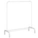 OTROUWORHT BYUAIRY Kledingrek, metalen kledingrek met onderste plank, kledingrek voor het ophangen van kleding, shirts, jeans en jassen, wit