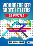 Woordzoeker Bookmundo Woordzoeker Grote Letters Nr 4. - 75 Puzzels Incl. Oplossingen