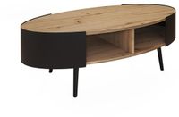 Vicco Lofta Salontafel – 120 x 60 cm Zwart
