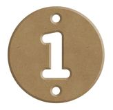 Gomille 32 Ronde Verjaardag – 6 mm PEFC-gecertificeerd 100% – Kerstdecoratie van hout
