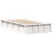 vidaXL Bedframe - Wit - 90 x 190 cm - Massief grenenhout