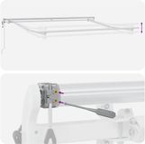 vidaXL Auvent solaire électrique 3 x 2,5 m Sable Polyester