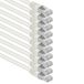 1aTTack.de 10m CAT6 LAN-netwerkkabel RJ45 1000 Mbit, 10 stuks - wit