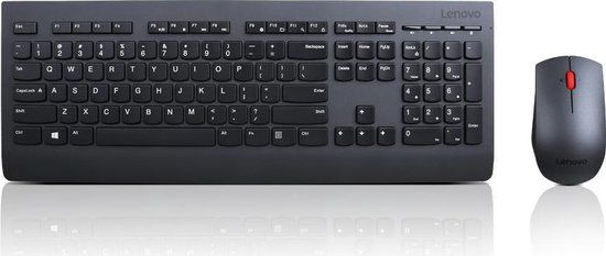 Lenovo 4X30H56829 RF Draadloos QWERTY Amerikaans Engels Zwart toetsenbord