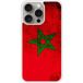 Apple iPhone 15 Drapeau maroc Verstevigd hoesje met sublimatie bedrukking