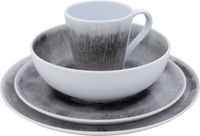 Eurotrail Serviesset Nebu Melamine 16 pièces Gris/Blanc