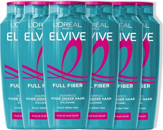 L'Oréal Paris Elvive Full Fiber Shampoo - 6 x 250ml