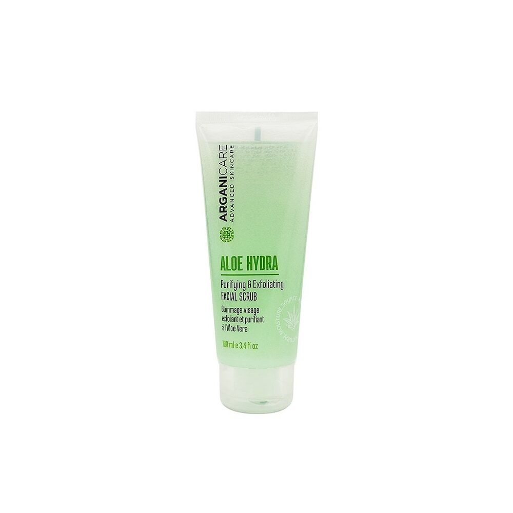 Arganicare Arganicare Agranicare Aloe Hydra Zuiverende & Exfoliërende gezichtsscrub Gezichtsscrub en -peeling 100 ml