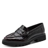 Jana Jana 8-24772-477-47 Pantoufles végétaliennes pour femme, Bordeaux Croco, 38 EU