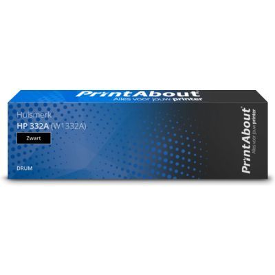 PrintAbout Drum 332A (W1332A) Zwart geschikt voor HP