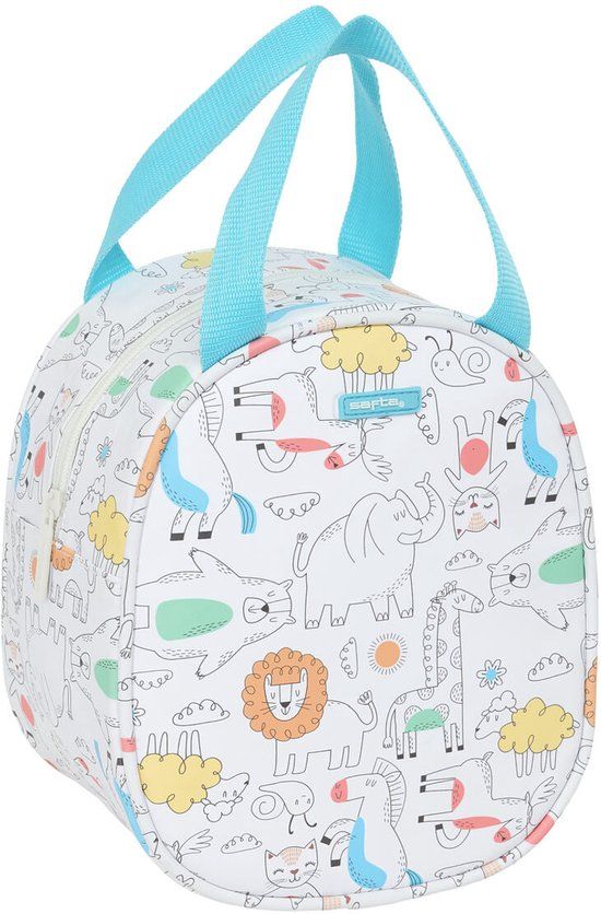 Safta Thermische Snacktas Zoo Beige 19 x 22 x 14 cm