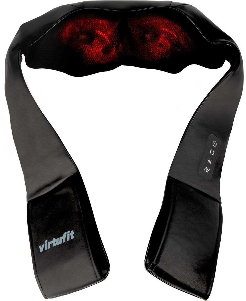 VirtuFit Draadloos Nekmassage Kussen Pro - Shiatsu Massage Apparaat met Warmtefunctie
