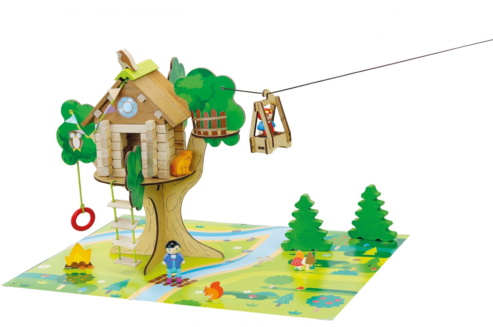 Jeujura 8220 Bouwspeelgoed - Hout - Multi