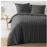 douceur Livetti Dekbedovertrek set Cleo Donker Grijs 240x220 cm
