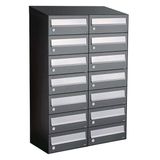 Allux Hive Set 2-Breed, 7-Hoog Met Dak Antraciet
