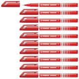 STABILO SENSOR F Fineliner - Rood - 10 Stuks