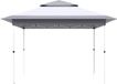 Happiq Gazebo Vaylen - Pergola - Paviljoen - Partytent - Strandtent - Voor Terras, Feest en Achtertuin - 3,6x3,6m - Lichtgrijs