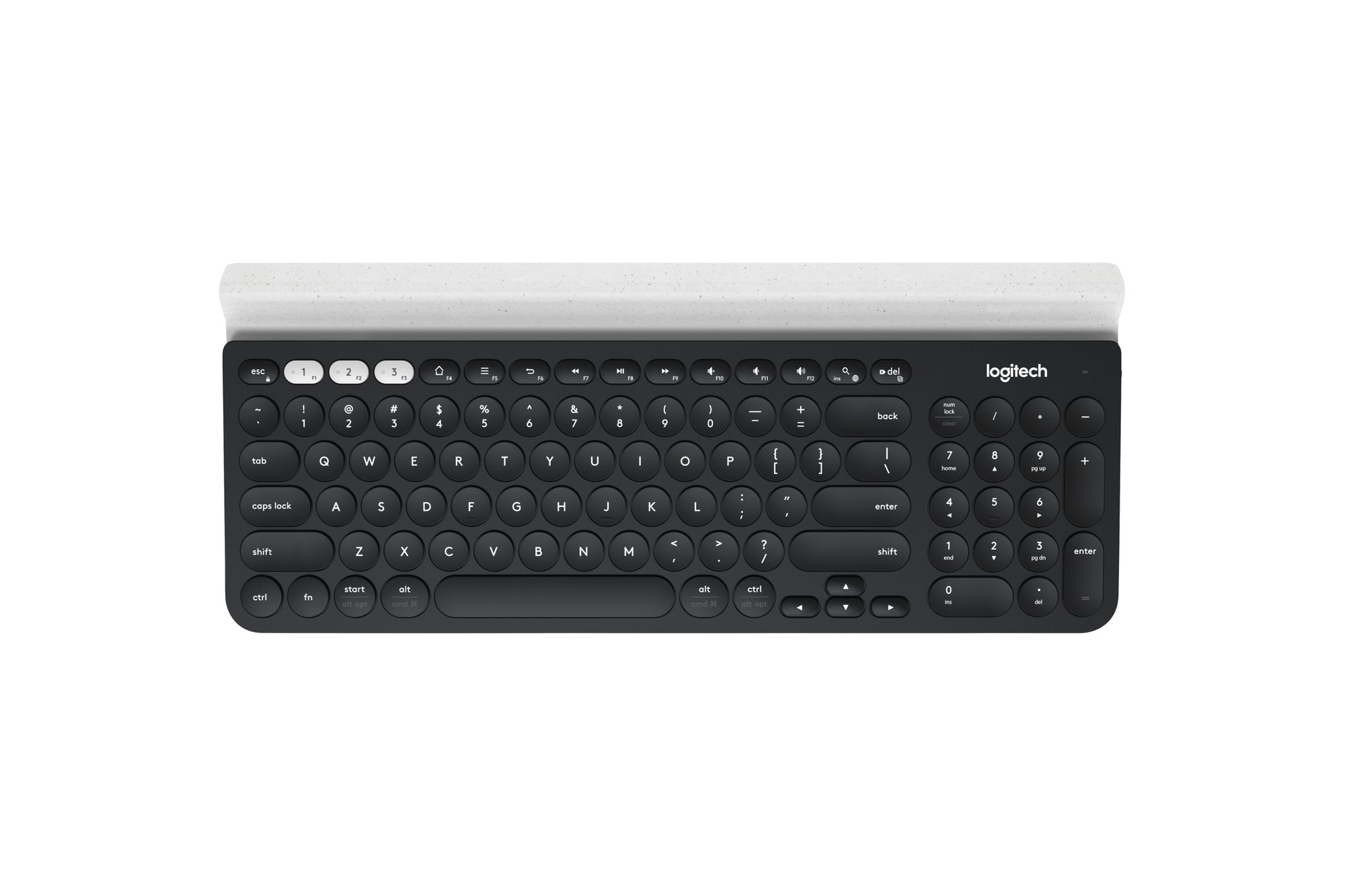 Logitech K780 Multi-Device Wireless Keyboard - QWERTY US International - Grijs/Wit