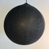 Merkloos / Sans marque Luvia Trading Bv Opblaasbare Glitterbal Zwart 80 cm