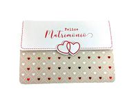 Wenskaart voor bruiloft, portemonnee, binnenhoes voor geschenken, inclusief magneetsluiting, 11,5 x 16,50 cm
