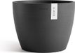 Ecopots Stockholm 31 - Grey - Ø31 x H23,5 cm - Ronde grijze bloempot / plantenpot