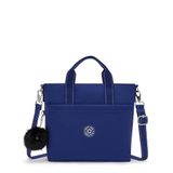 Kipling Zamora Metallic draagtas, Dapper Blauw