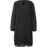 COMMA Korte plissé chiffon jurk met V-hals voor vrouwen
