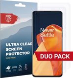 Rosso Screen Protector Ultra Clear Duo Pack Geschikt voor OnePlus 9