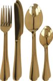 Excellent Houseware Bestekset Tableware Collection - 32-delig - Goud - RVS