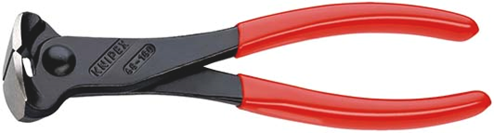 Knipex Voorsnijtang | 180 mm Lengte | Kunststof Bekleed | Zwart Geatramenteerd - 68 01 180 SB