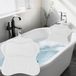 Unyqoos® Coussin de bain confortable avec maille 3D et ventouses réglables pour un usage domestique
