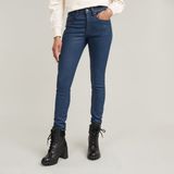 G-Star Lhana Skinny Wmn Jeans Dames 26/32 Katoen Elastomulti-ester Elastaan worn in aquamarine cobler