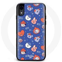 Maniacase Hoesje voor Iphone XR BTS Bangtan Sonyeondan BT21 Kerstmis 2023