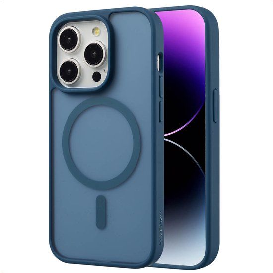 imoshion Color Guard Backcover met MagSafe voor de Apple iPhone 14 Pro - Donkerblauw