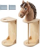 Relaxdays Houder voor stokpaard - set van 2 - wand
