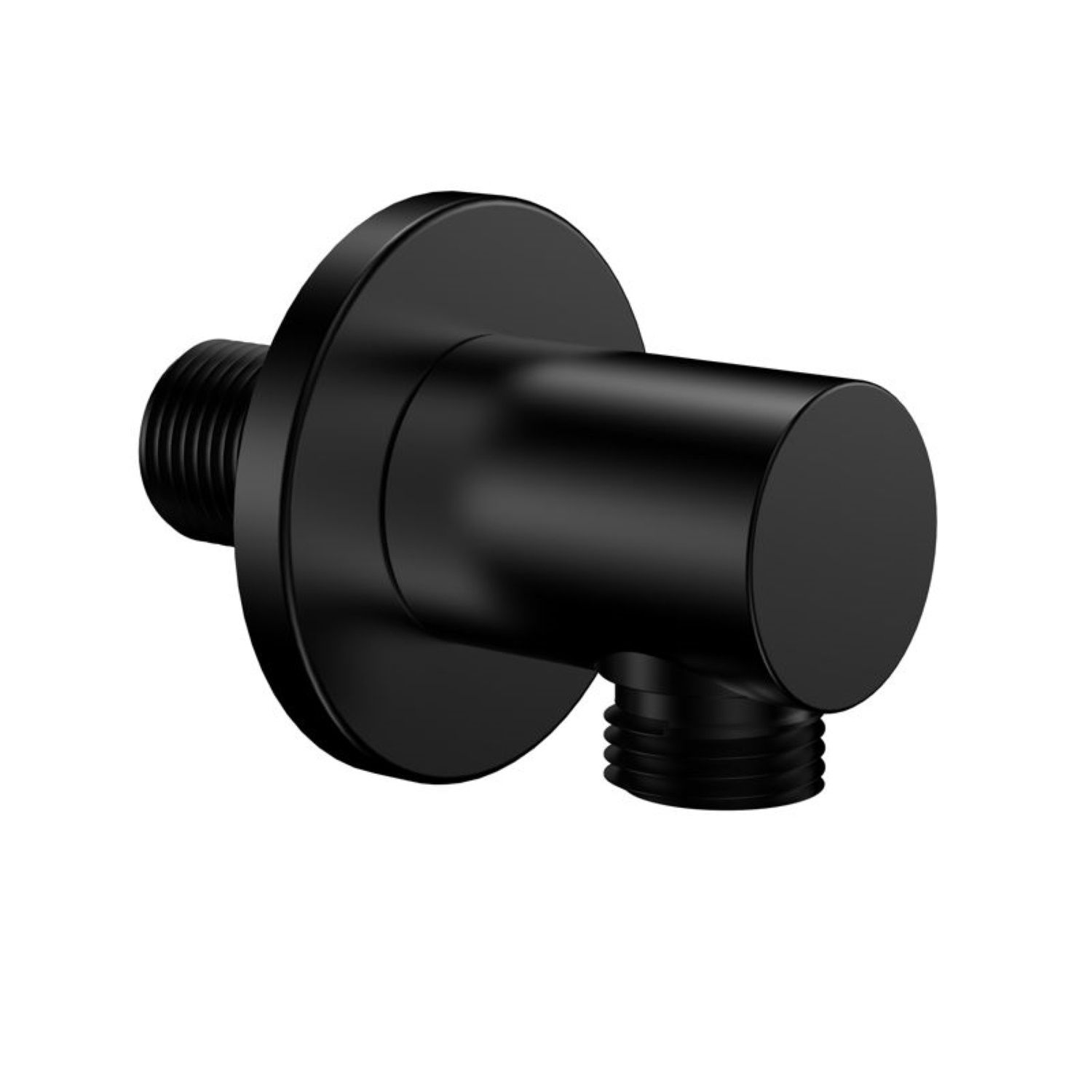 Wiesbaden 29.2801 Muur Doucheaansluiting Rond 1/2″ Mat Zwart