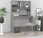 Maison Exclusive - Bureau avec étagère, Sonoma gris, 102x45x148 cm, panneau de particules