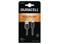 Duracell USB5023A USB-kabel 2 m Zwart
