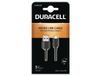 Duracell USB5023A USB-kabel 2 m Zwart